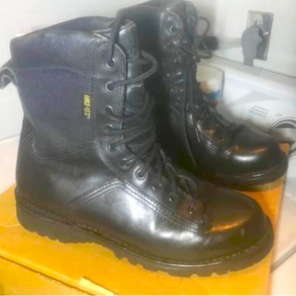 Gently used Arcadia Danner black boots